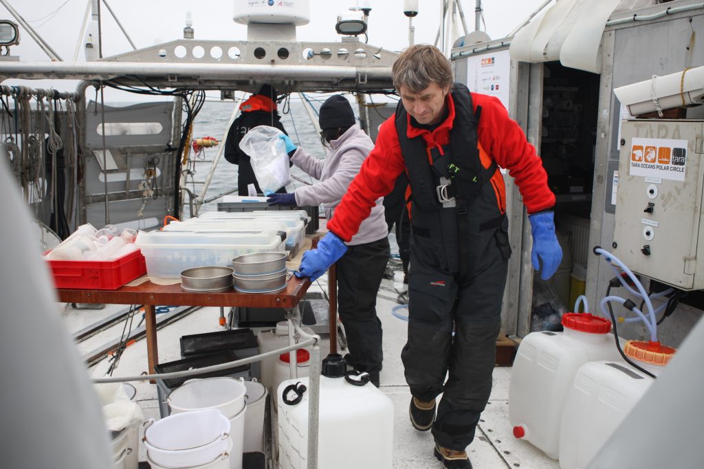 Sampling in Laptev Sea